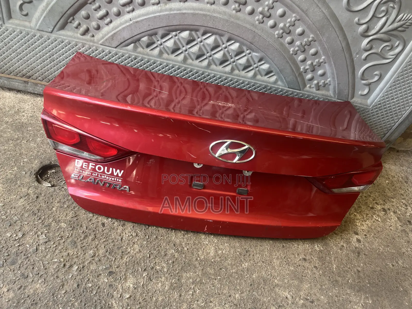 Hyundai Elantra 2017 Back Boot