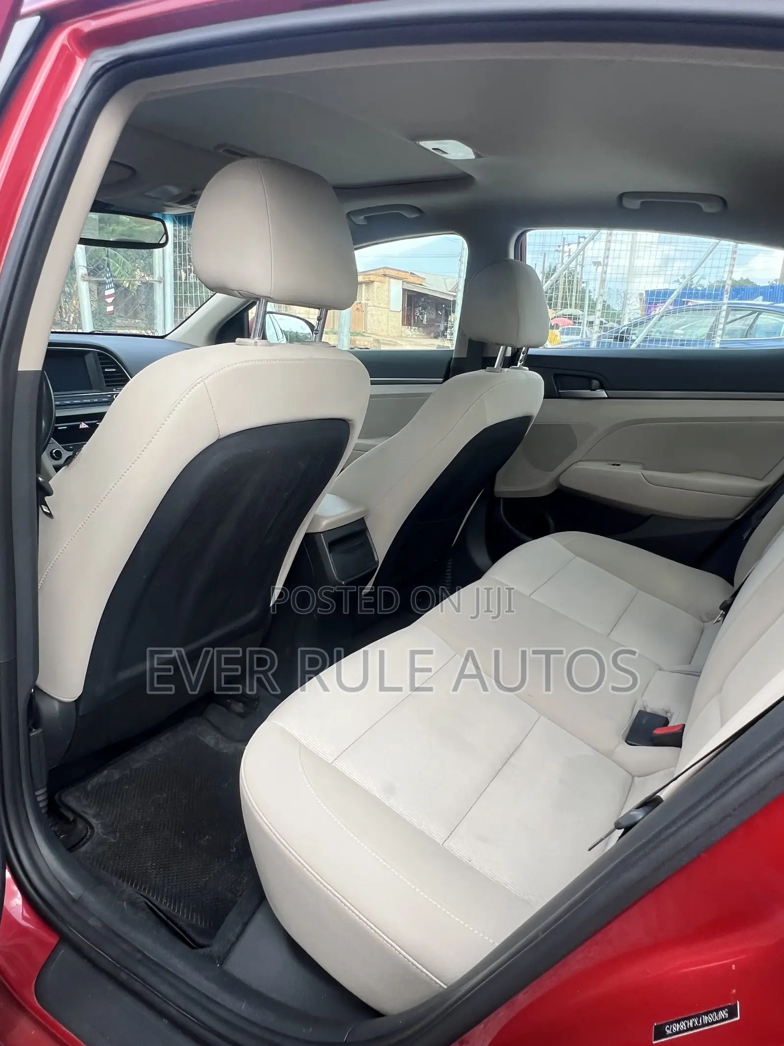 Hyundai Elantra Limited 2018 Red