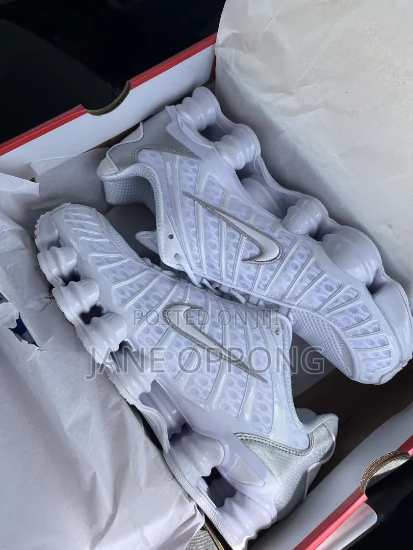 Nike Shox Tl White Metallic Silver Max