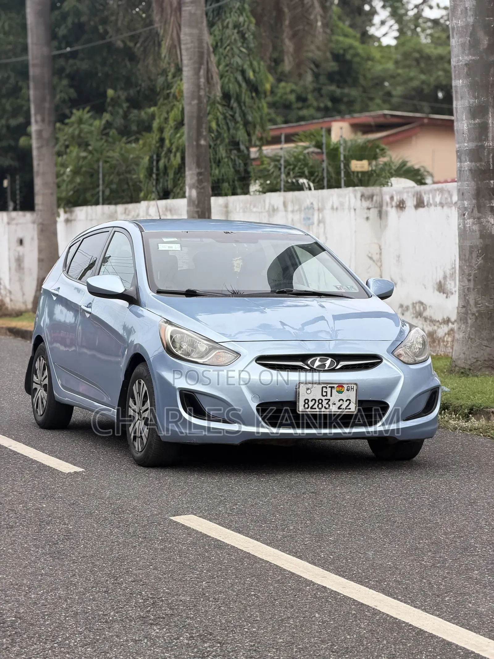 Hyundai Accent SE 4dr Hatchback (1.6L 4cyl 6M) 2014 Blue