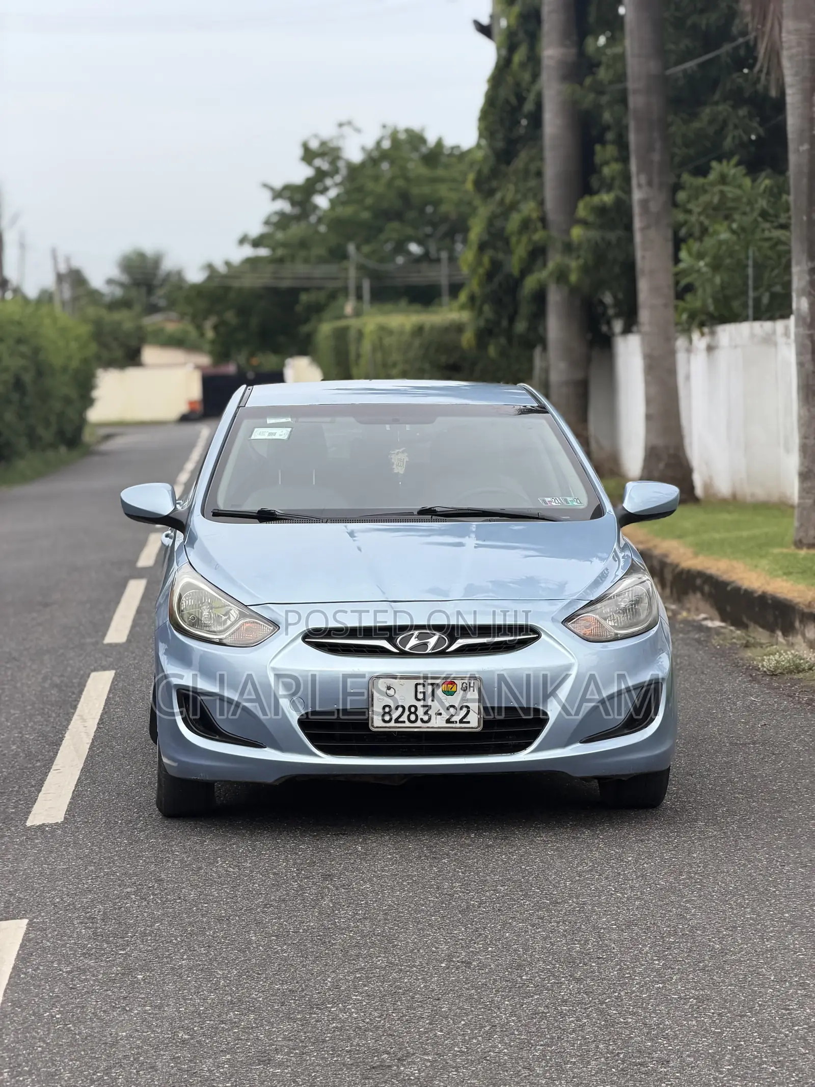 Hyundai Accent SE 4dr Hatchback (1.6L 4cyl 6M) 2014 Blue