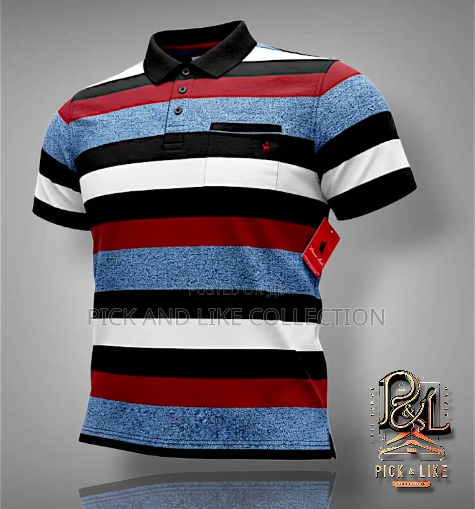 Polo-Cut Golf Shirt in Fine Cotton — Refined Presence for Any Fit.