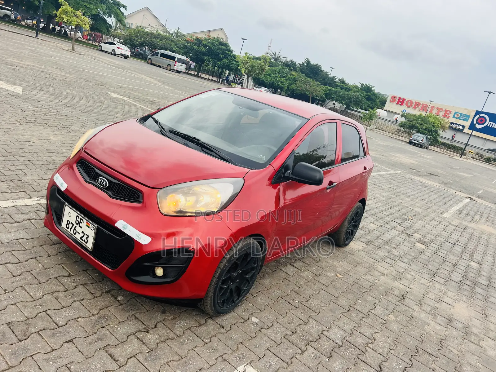 Kia Morning 2013 Red