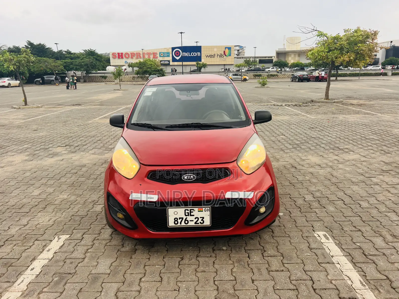 Kia Morning 2013 Red