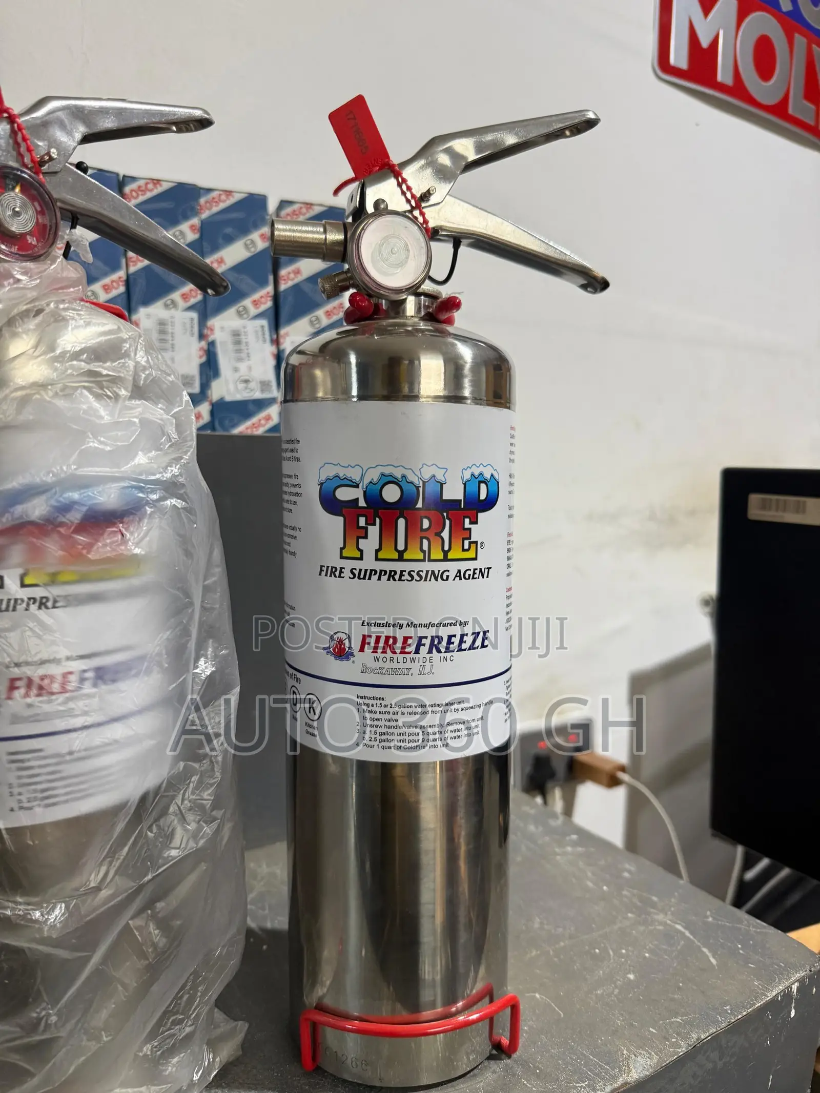 Premium Cold Fire Extinguisher - Superior Protection for Home and Cars