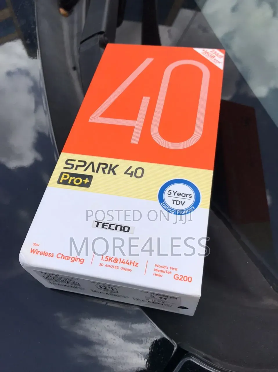 New Tecno Spark 40 Pro+ 256 GB Black