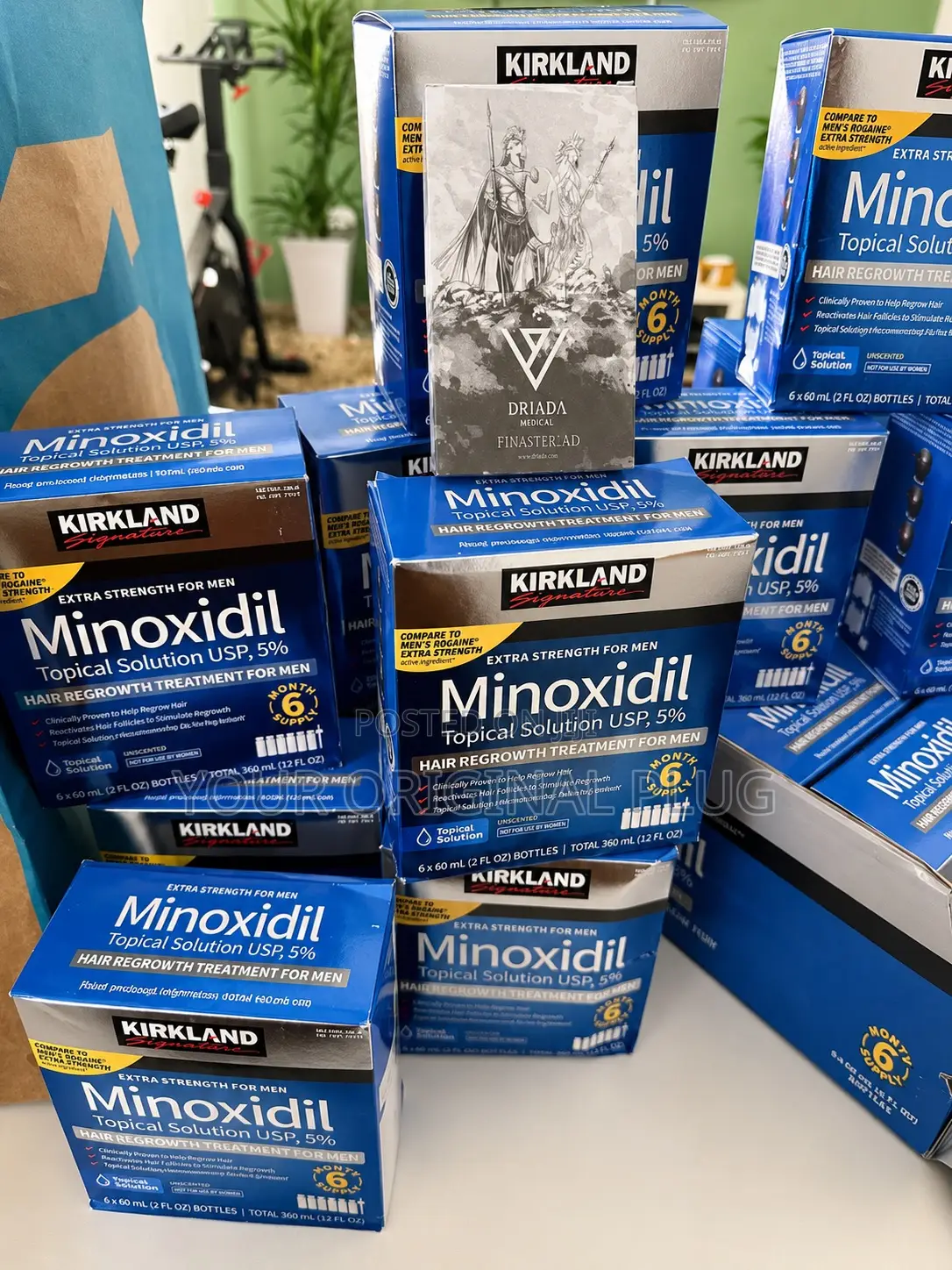 Kirkland Minoxidil 5%, Undiluted Super Effective (Box)