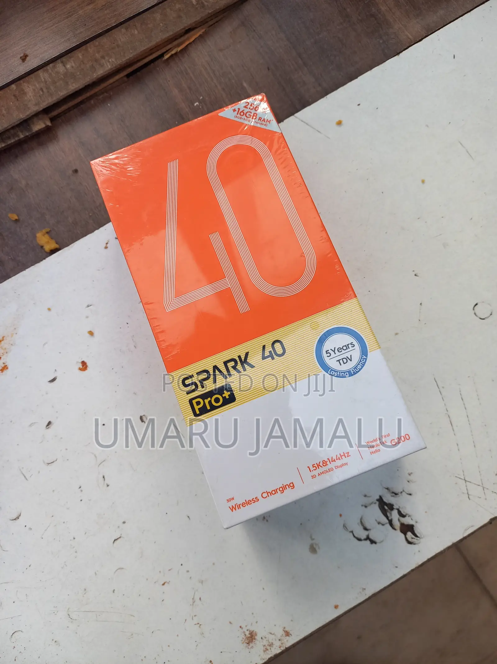 New Tecno Spark 40 Pro+ 256 GB Black