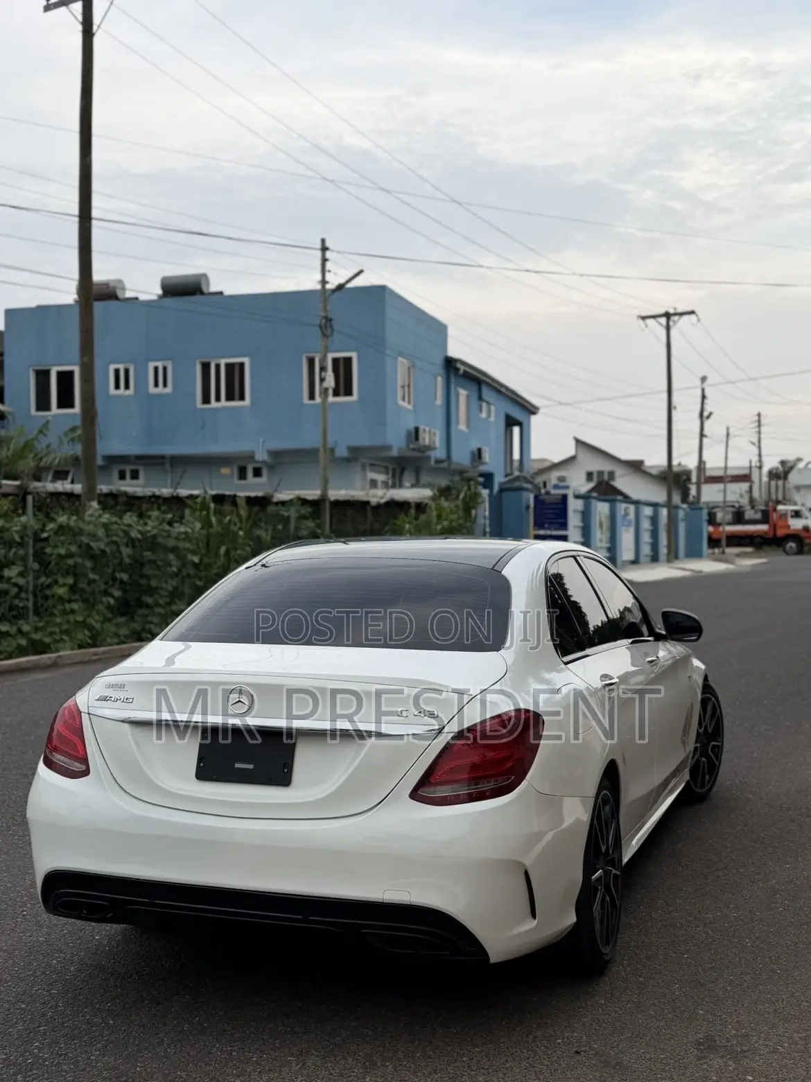 Mercedes-Benz C43 4Matic Sedan AWD (3.0L V6 9AM) 2018 White