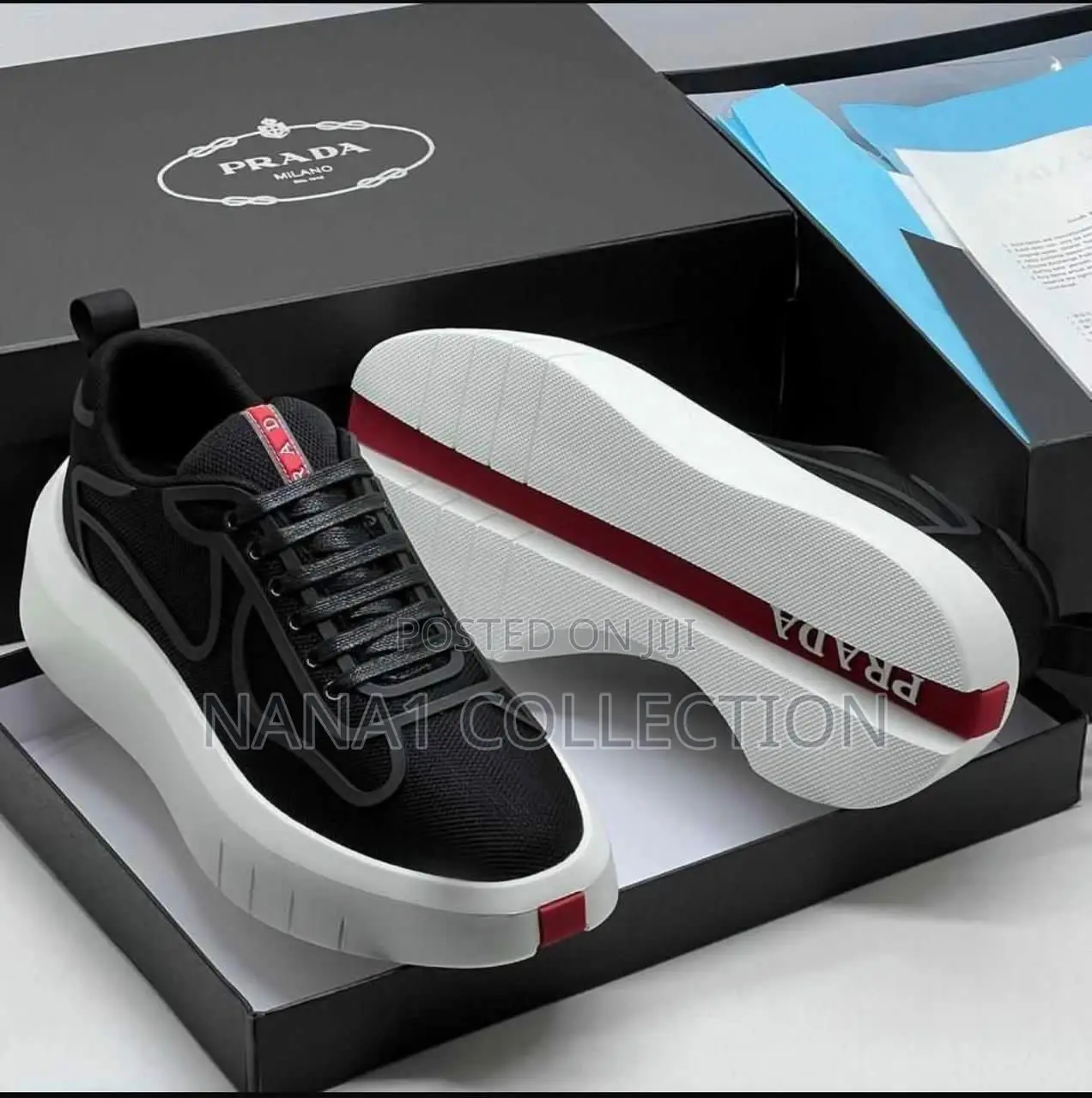 Prada Sneaker White Black