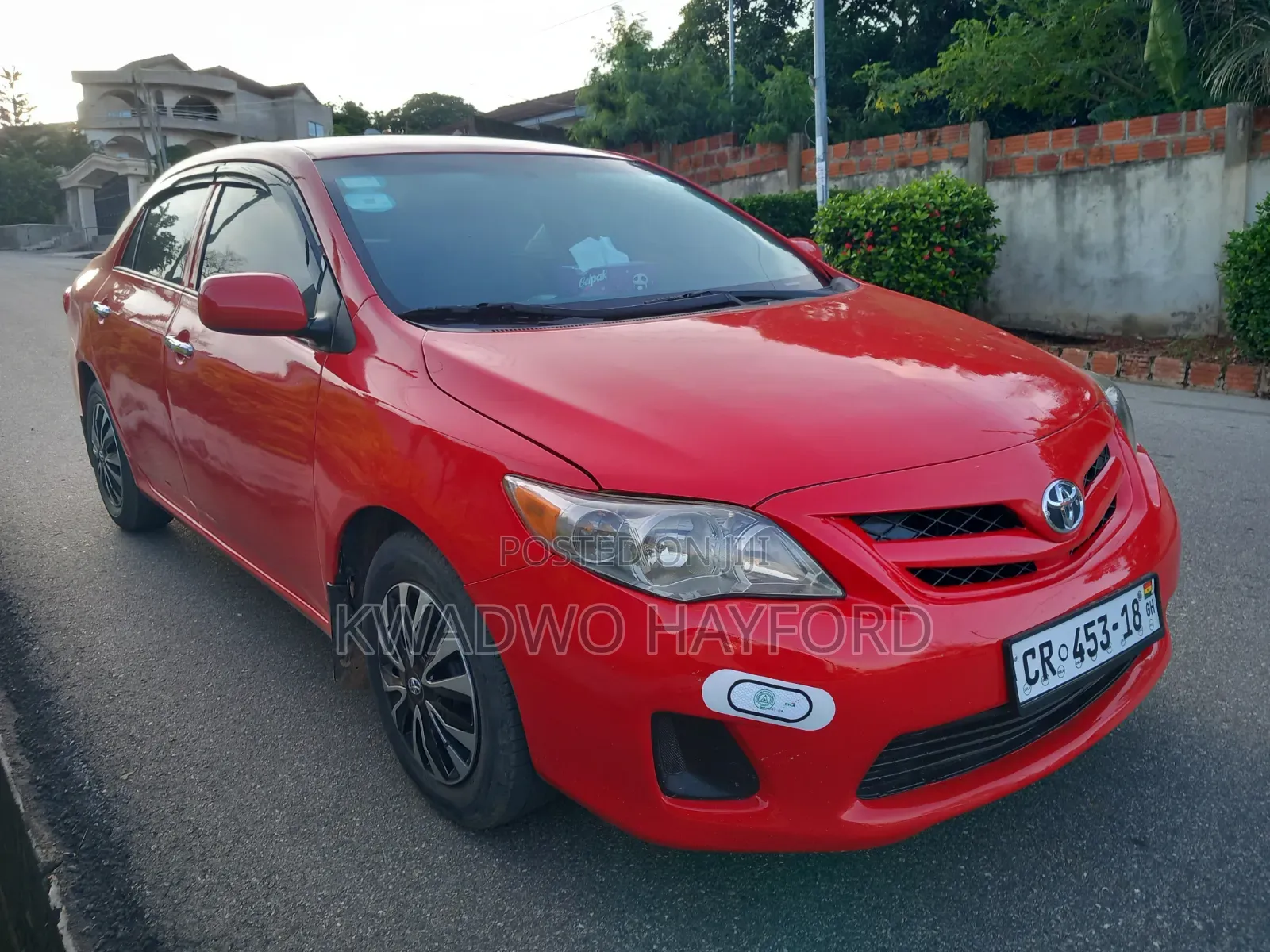 Toyota Corolla LE 4dr Sedan (1.8L 4cyl 4A) 2011 Red