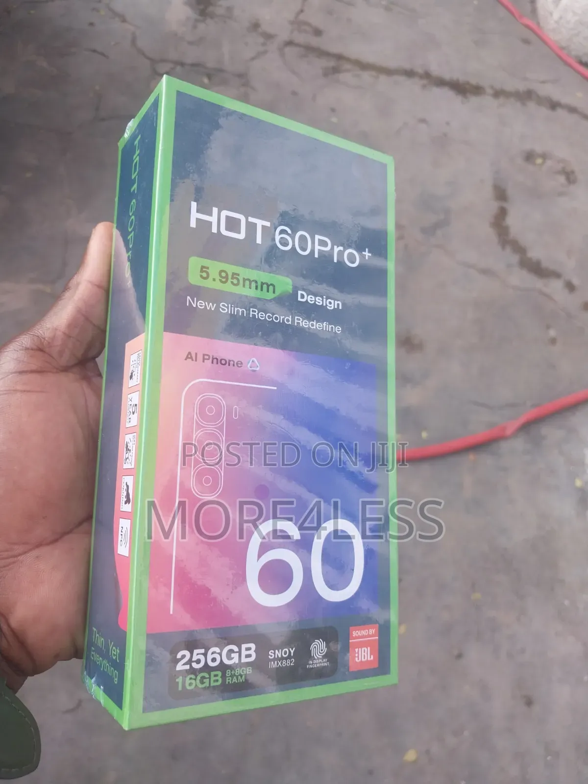 New Infinix Hot 60 Pro+ 256 GB Black