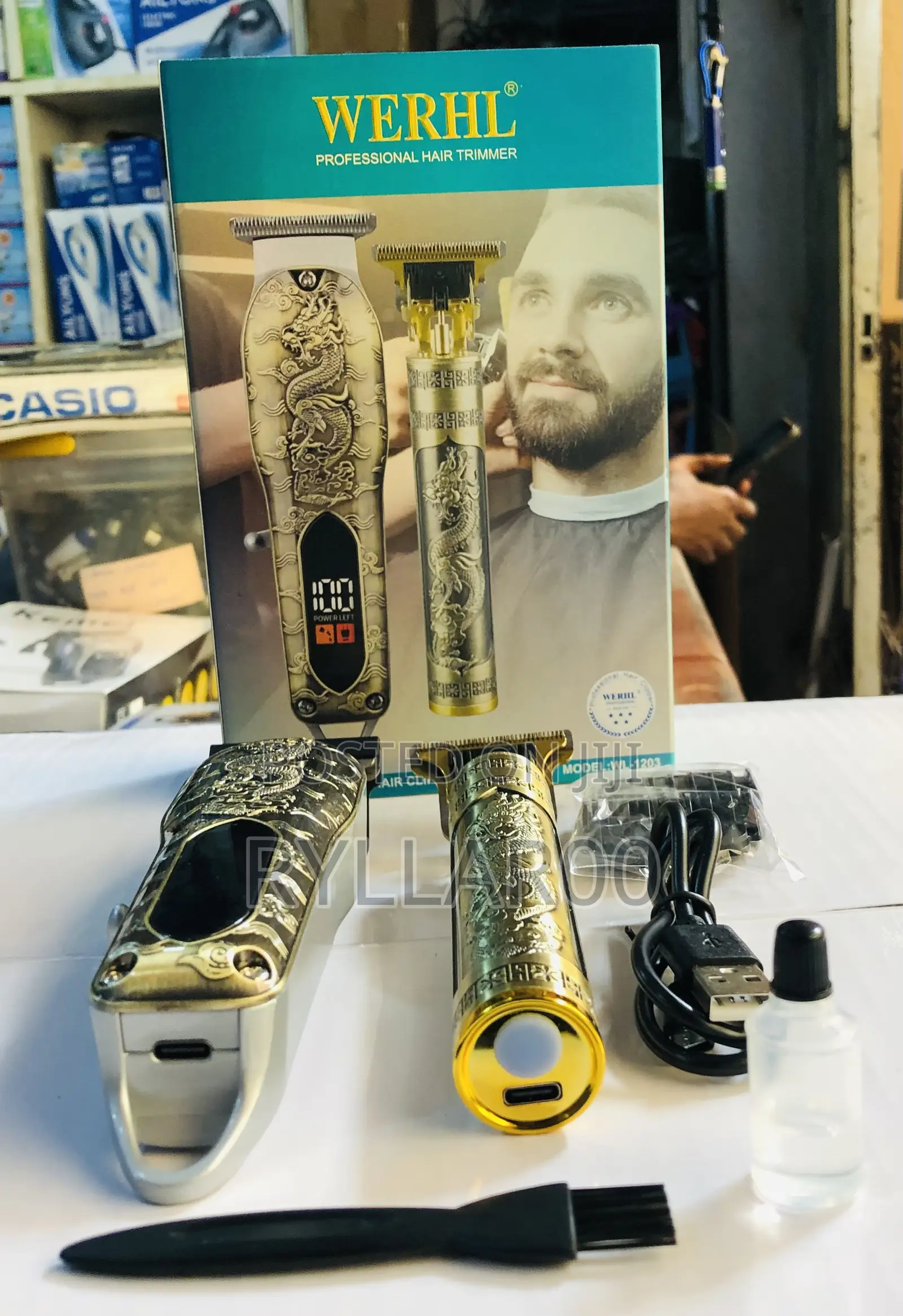 Rechargeable and Cordless 2 in 1 Hair Clipper