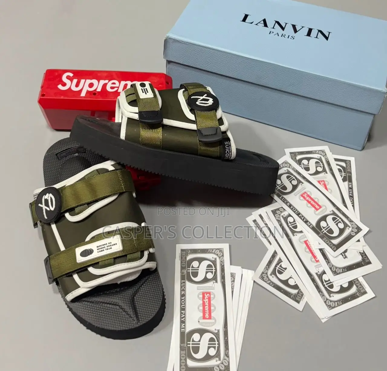 Suicoke X Xo Moto Slide Sandals