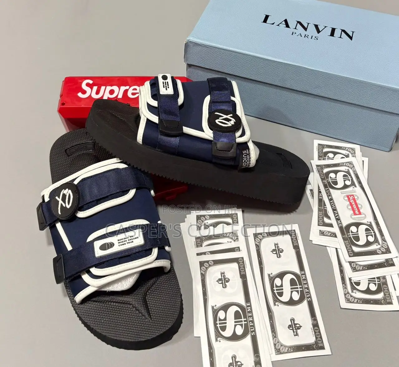 Suicoke X Xo Moto Slide Sandals