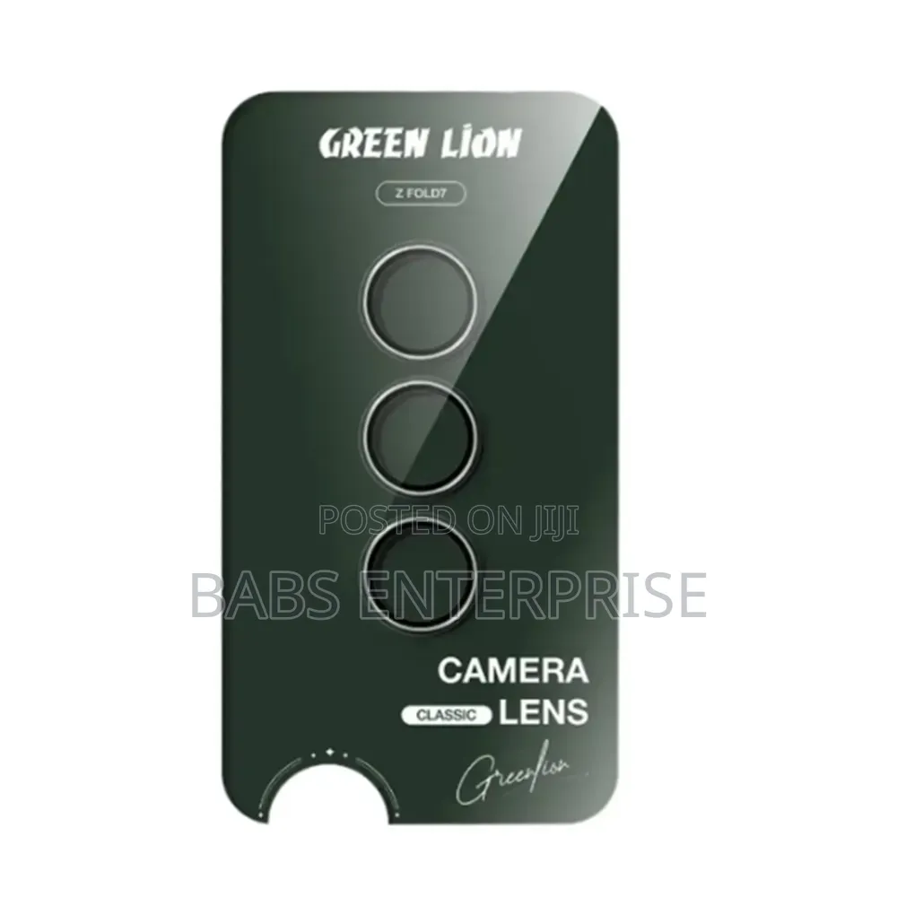 Green Lion Classic Camera Lens for Z Fold 7 – Gray