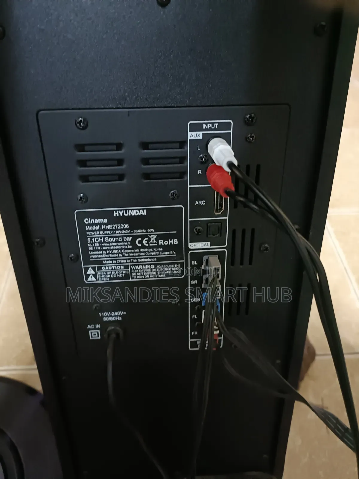 Hyundai Hhe272006 5.1 Channel Soundbar
