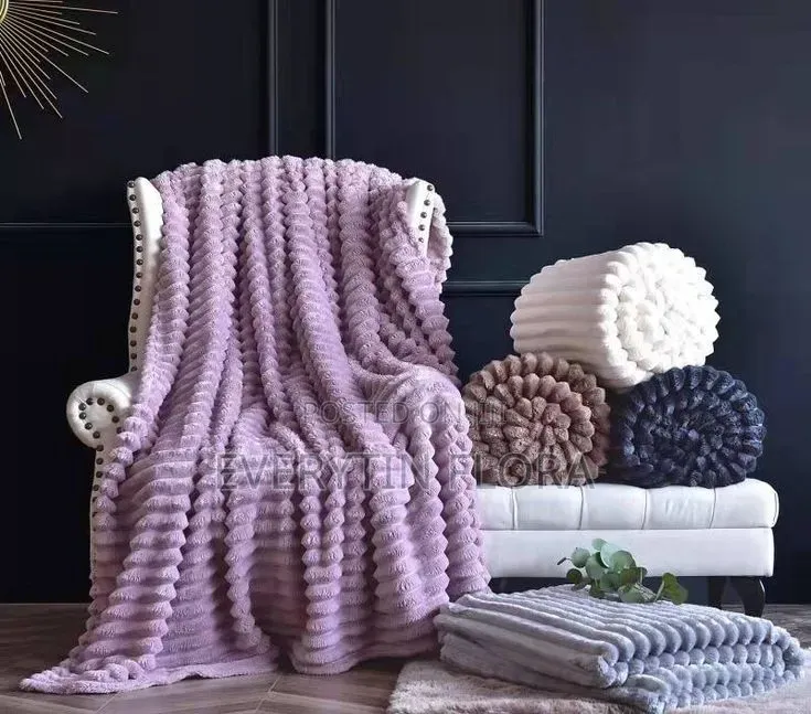 Luxury Faux Fur Throw Blanket Pillow Set – Cozy Comfort