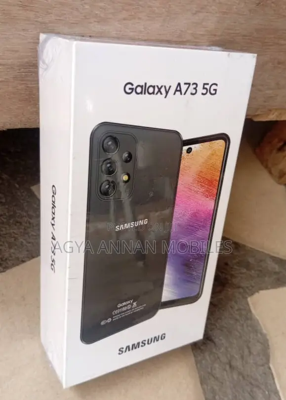 New Samsung Galaxy A73 5G 256 GB Black