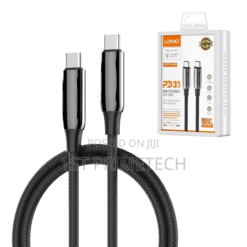 Ldnio 2 Meter C to C Cable(Lc922c-240)