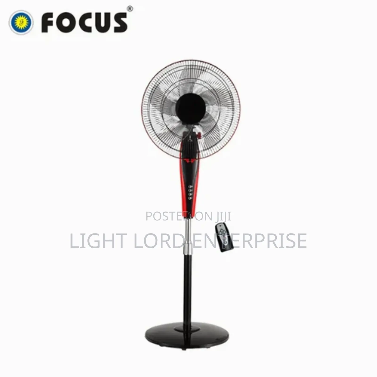 Ghana Made Focus Standing Fan With Remote Control
