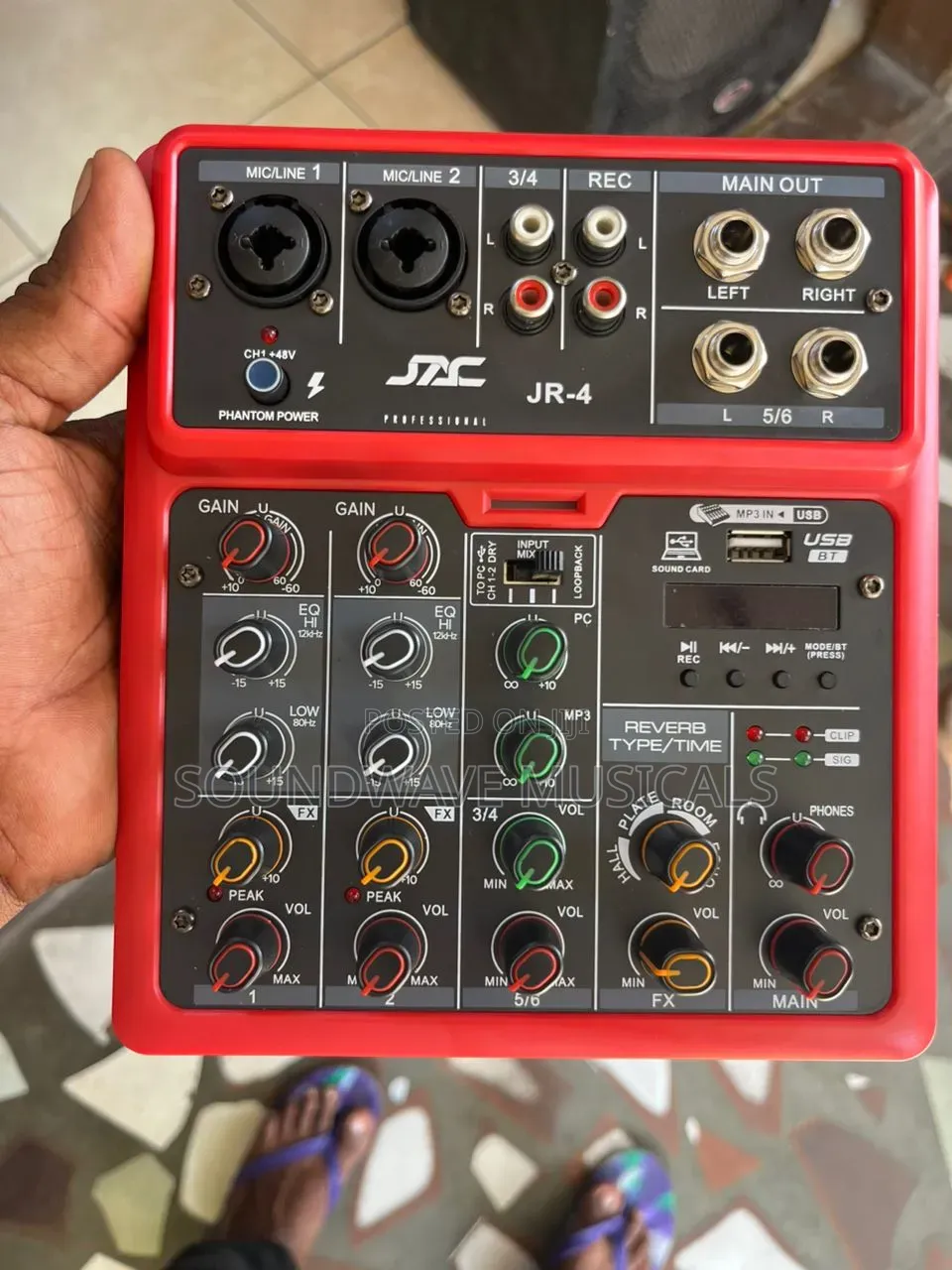 Jac Jr-4 Mixer With Sound Card (4 Channel)