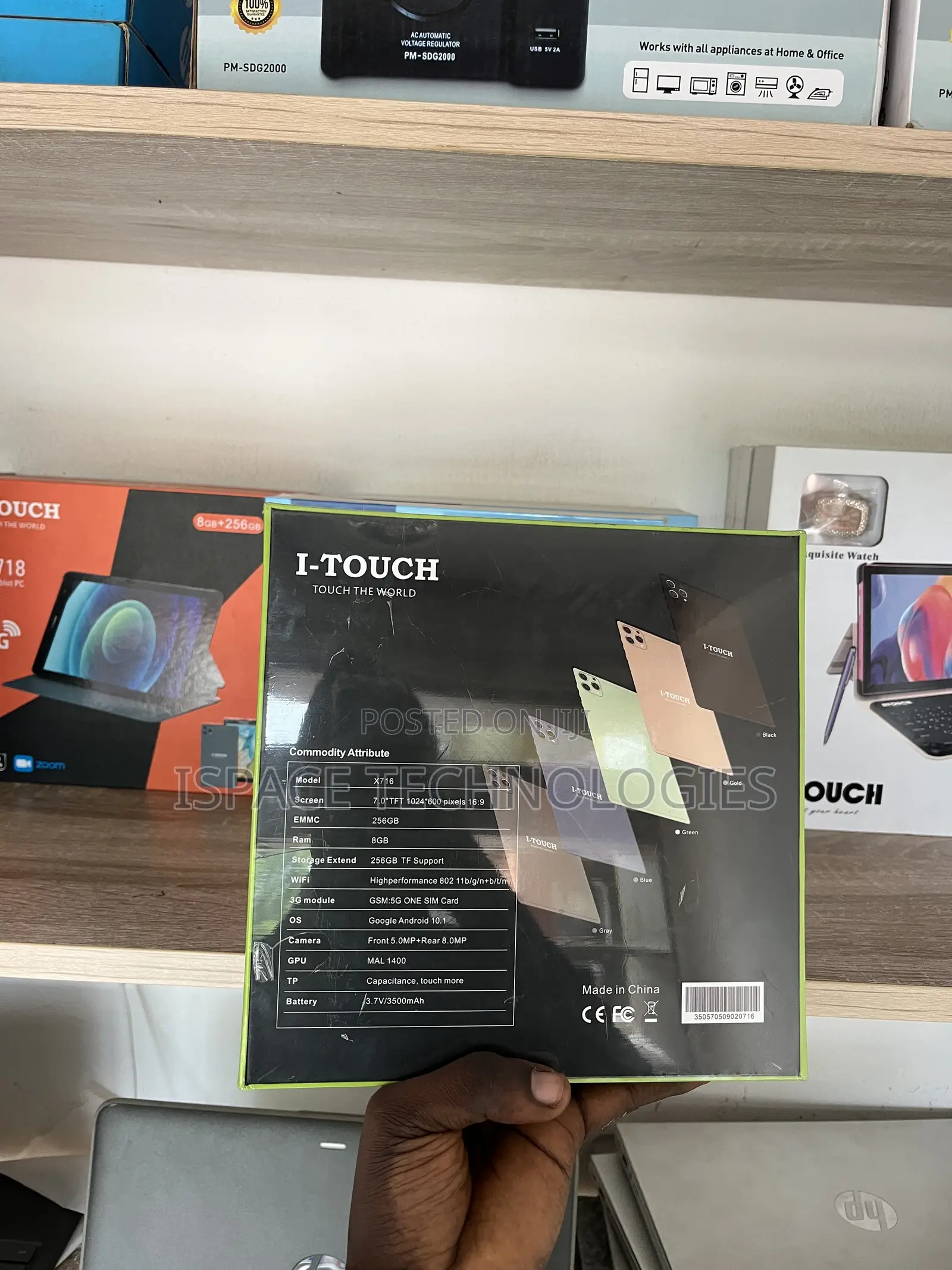 New iTouch X702 256 GB Black