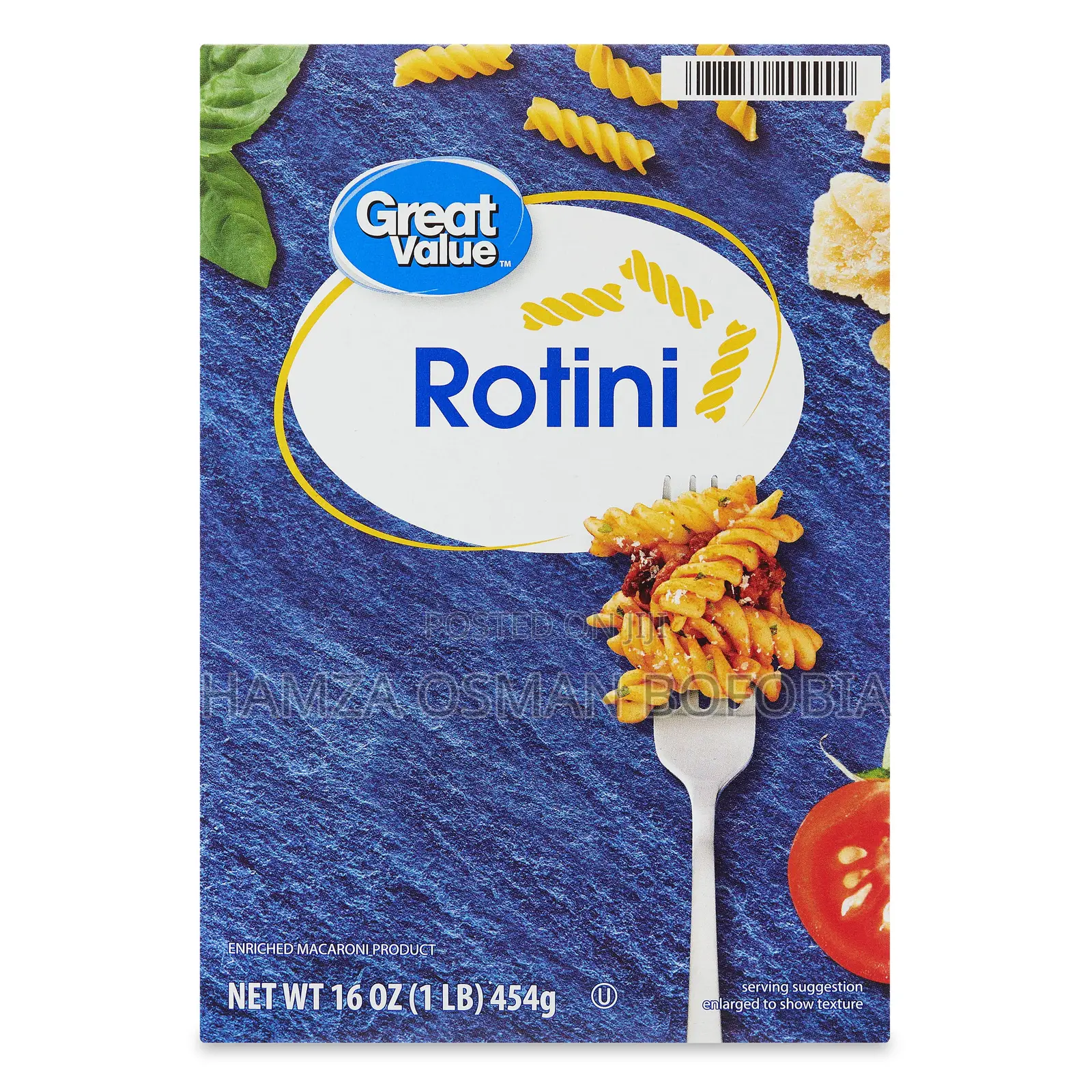 Great Value Garden Rotini Pasta, 16-32 Oz