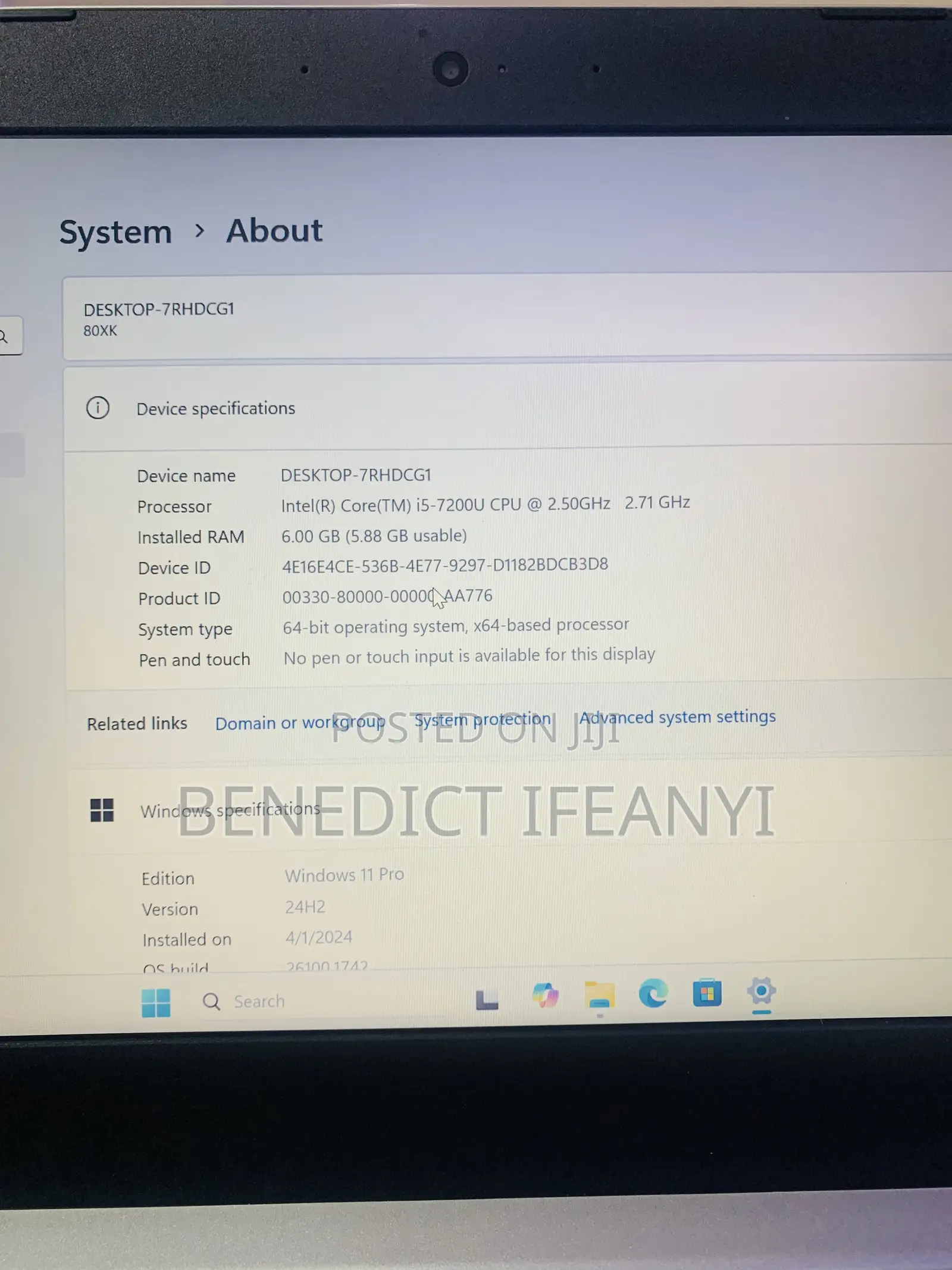 Laptop Lenovo IdeaPad 320 6GB Intel Core i5 SSD 256GB