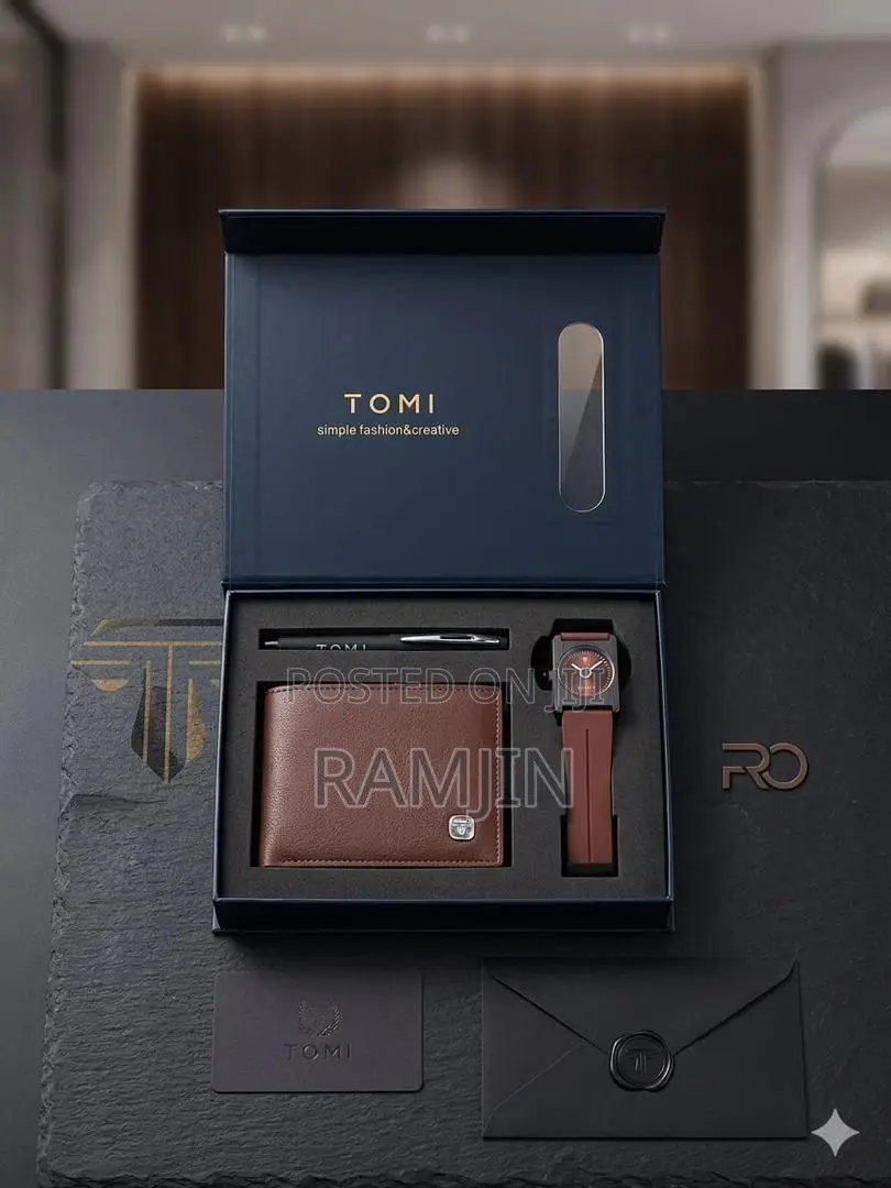 Tomi Men Gift Set (Wallet-Pen-Watch)