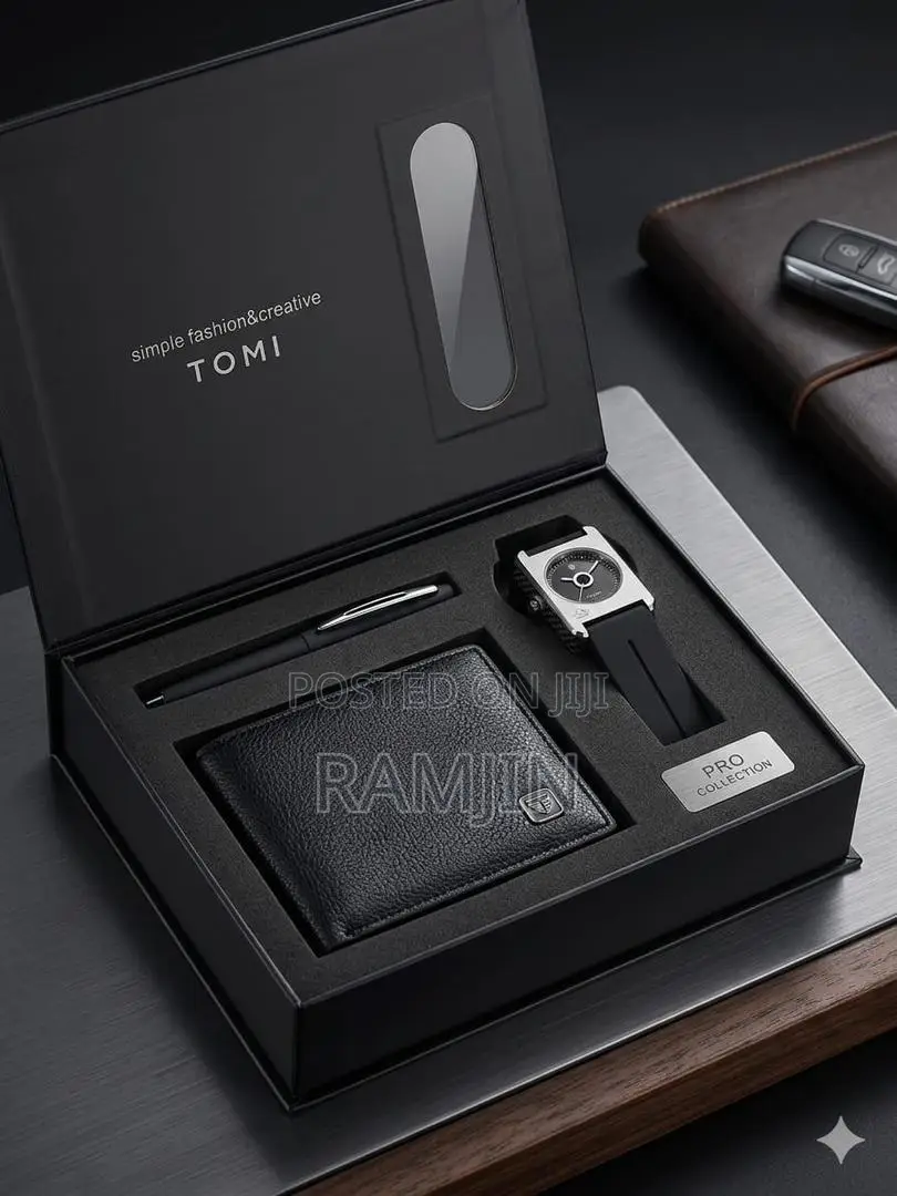 Tomi Men Gift Set (Wallet-Pen-Watch)