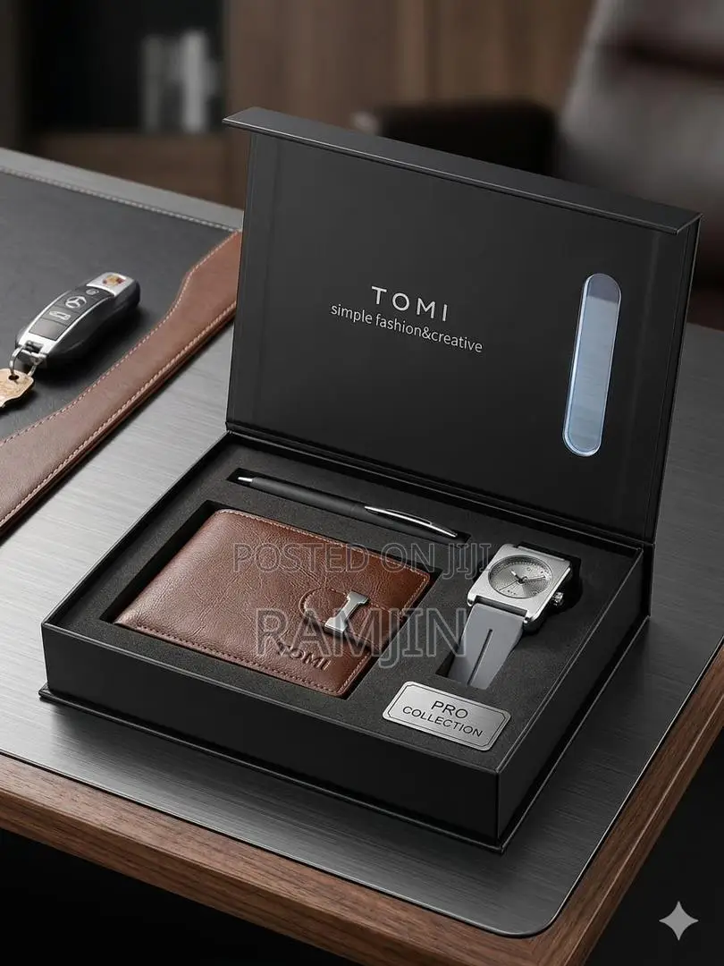 Tomi Men Gift Set (Wallet-Pen-Watch)