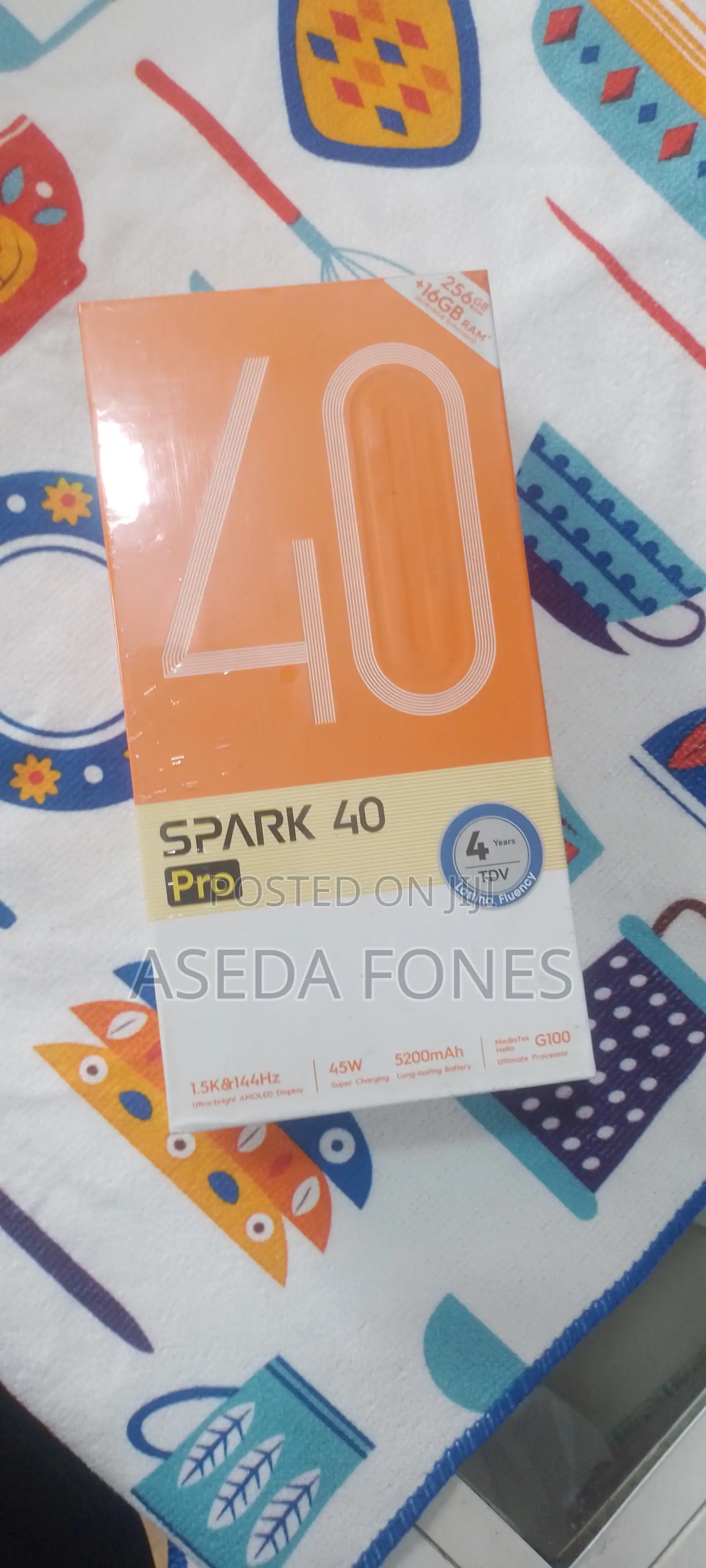 New Tecno Spark 40 Pro 256 GB Blue