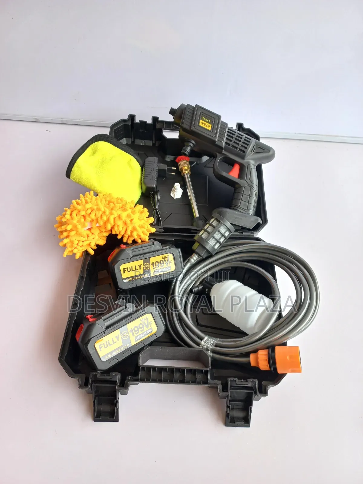 Car Washing Machine for Washing Cars, Tricycles Etc ( 2 Batteries )