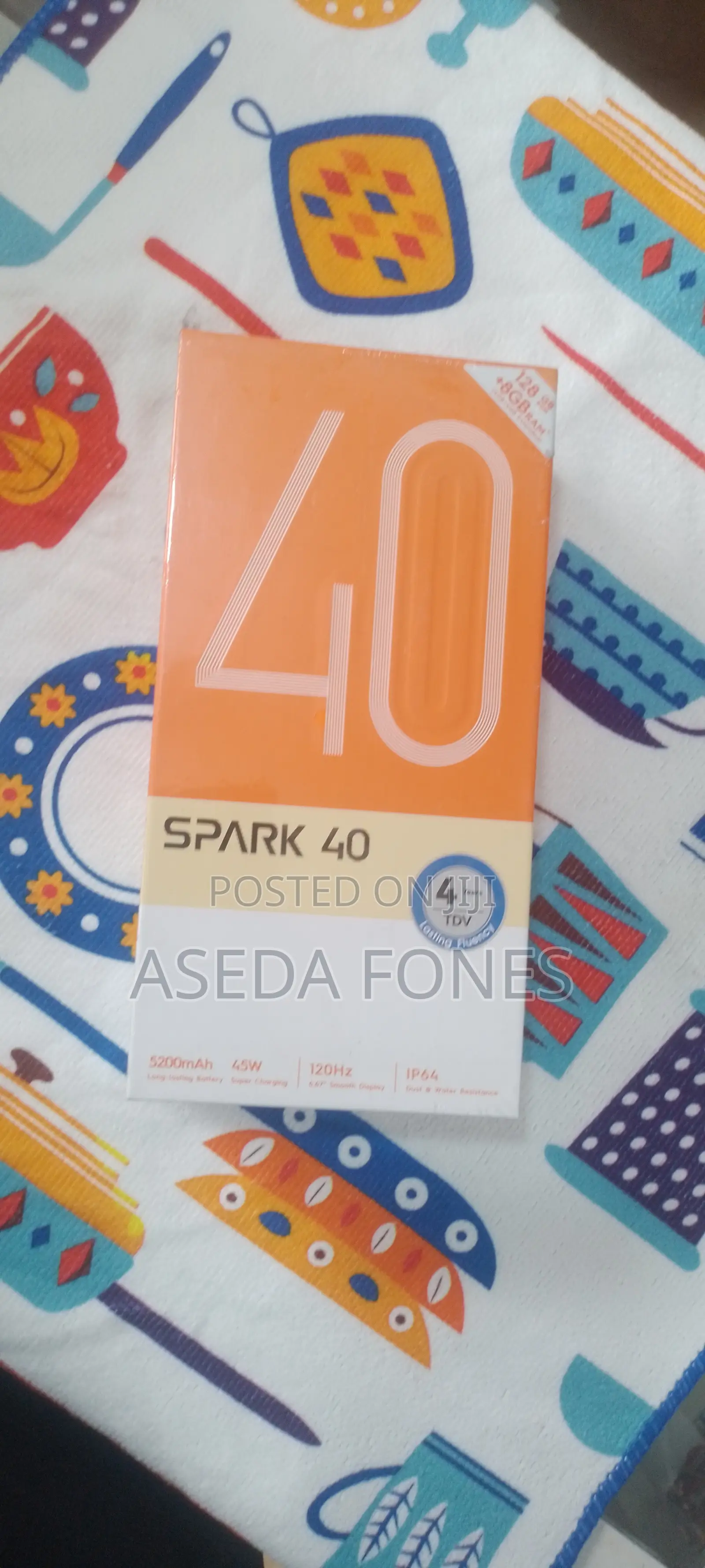 New Tecno Spark 40 128 GB Black