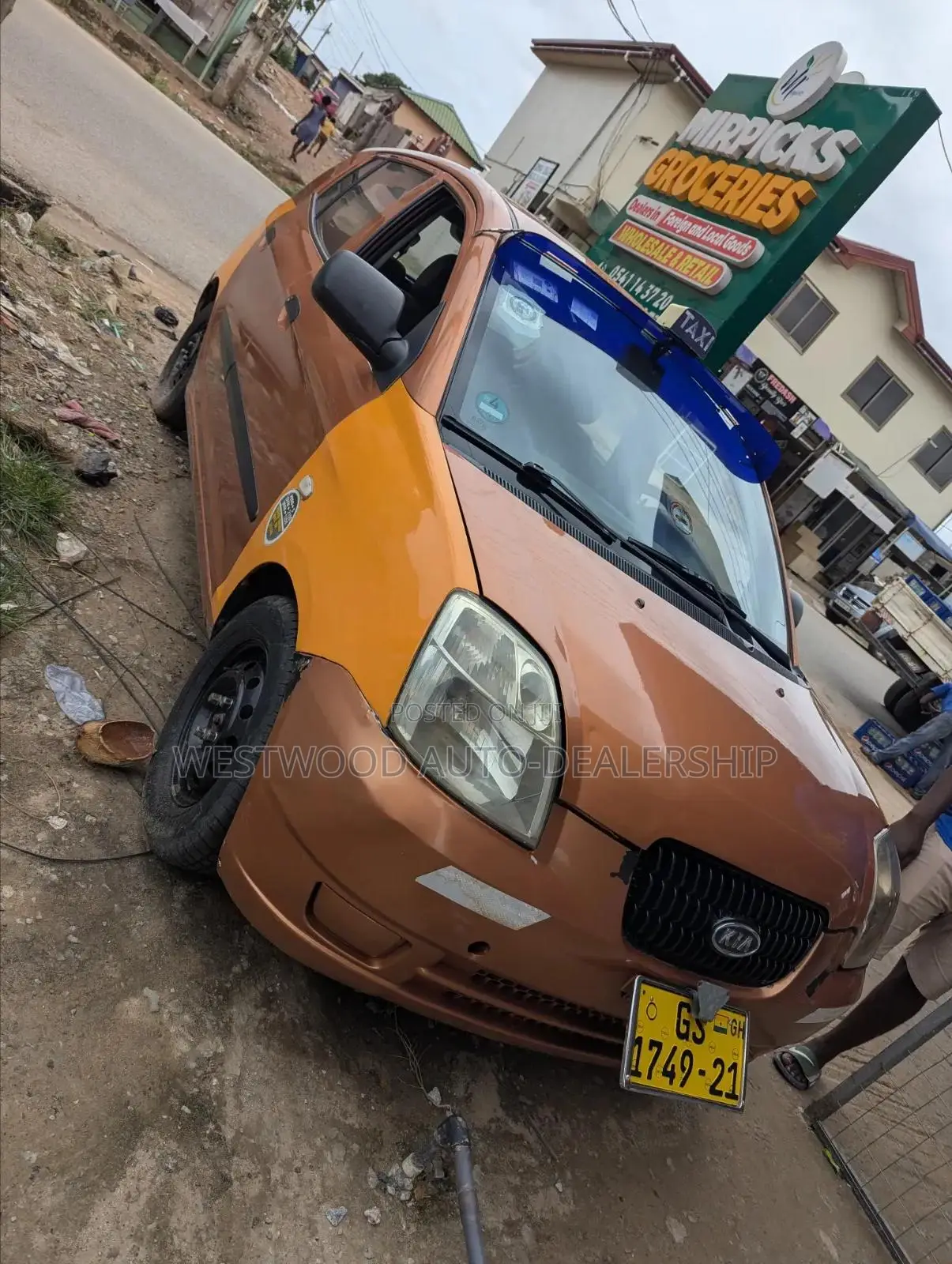 Kia Picanto 1.1 EX 2007 Brown