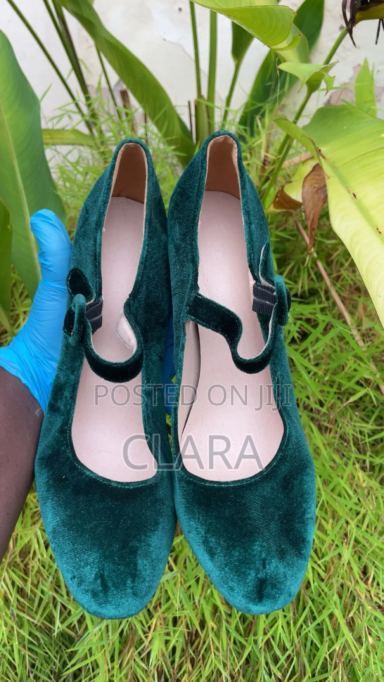 Green Block Heel