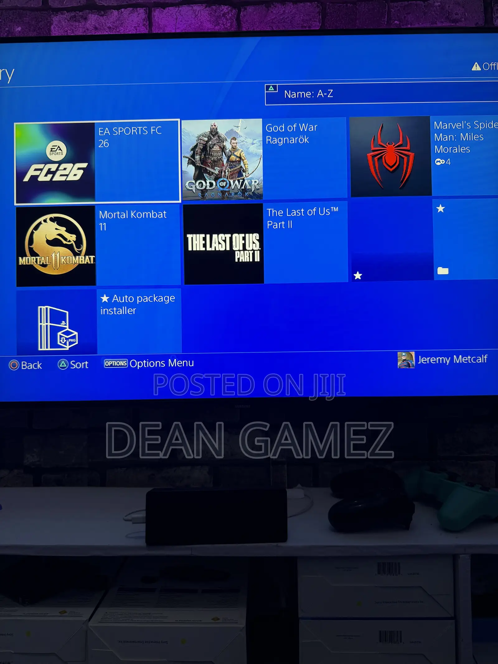 New Ps4 With Controllers All Loaded With Top Rated Games