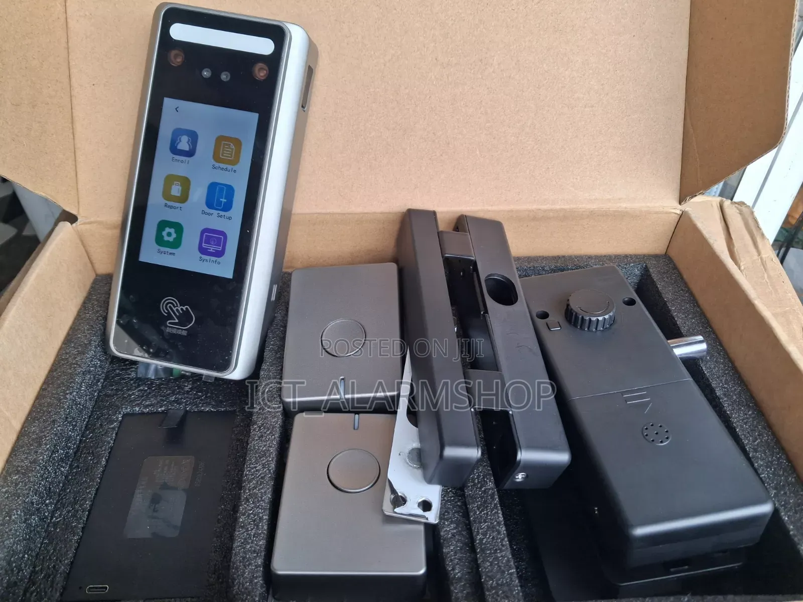 Biometric and Face Recognition Wireless Door Lock Access Control
