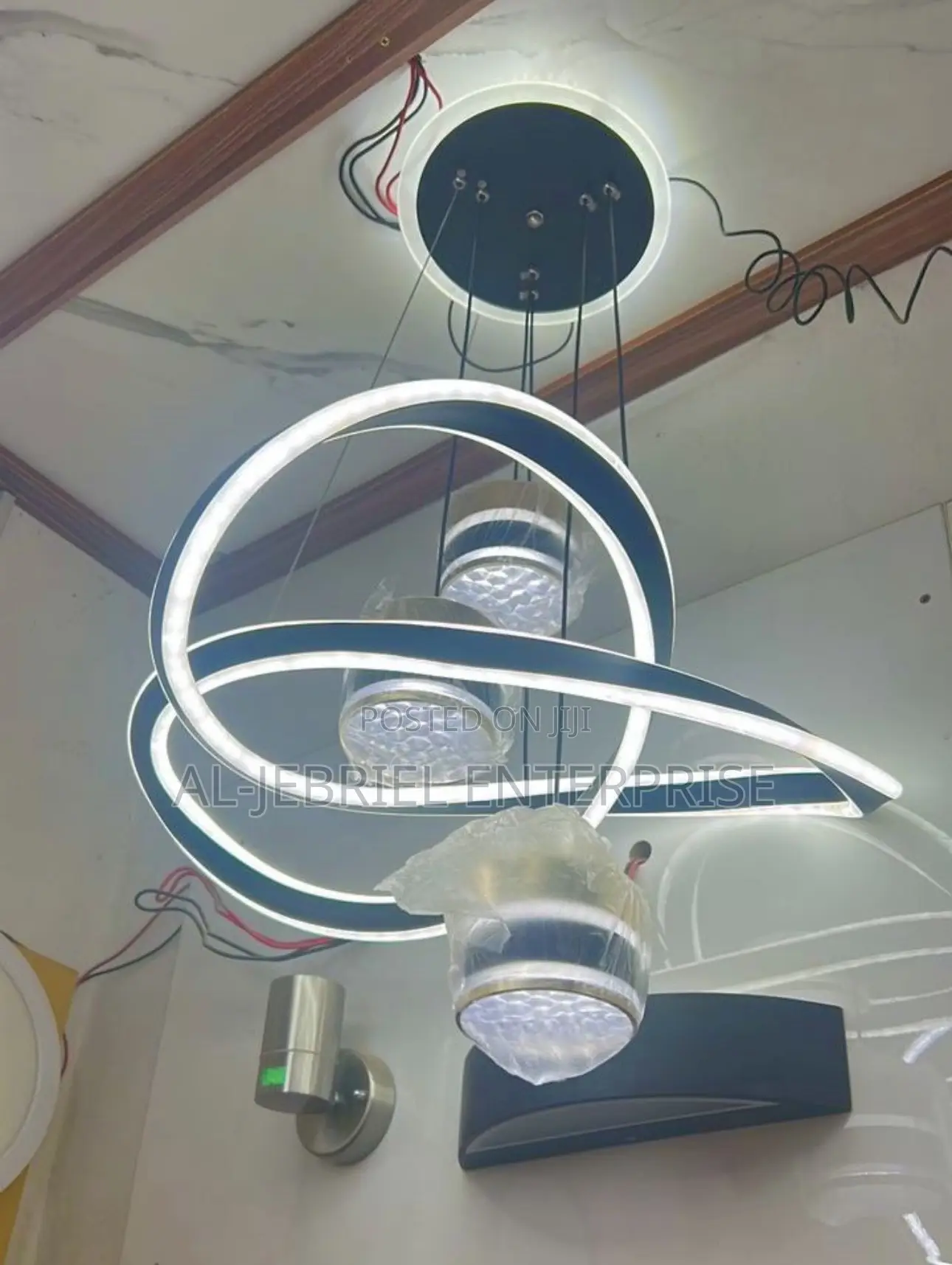Black Ceiling Light