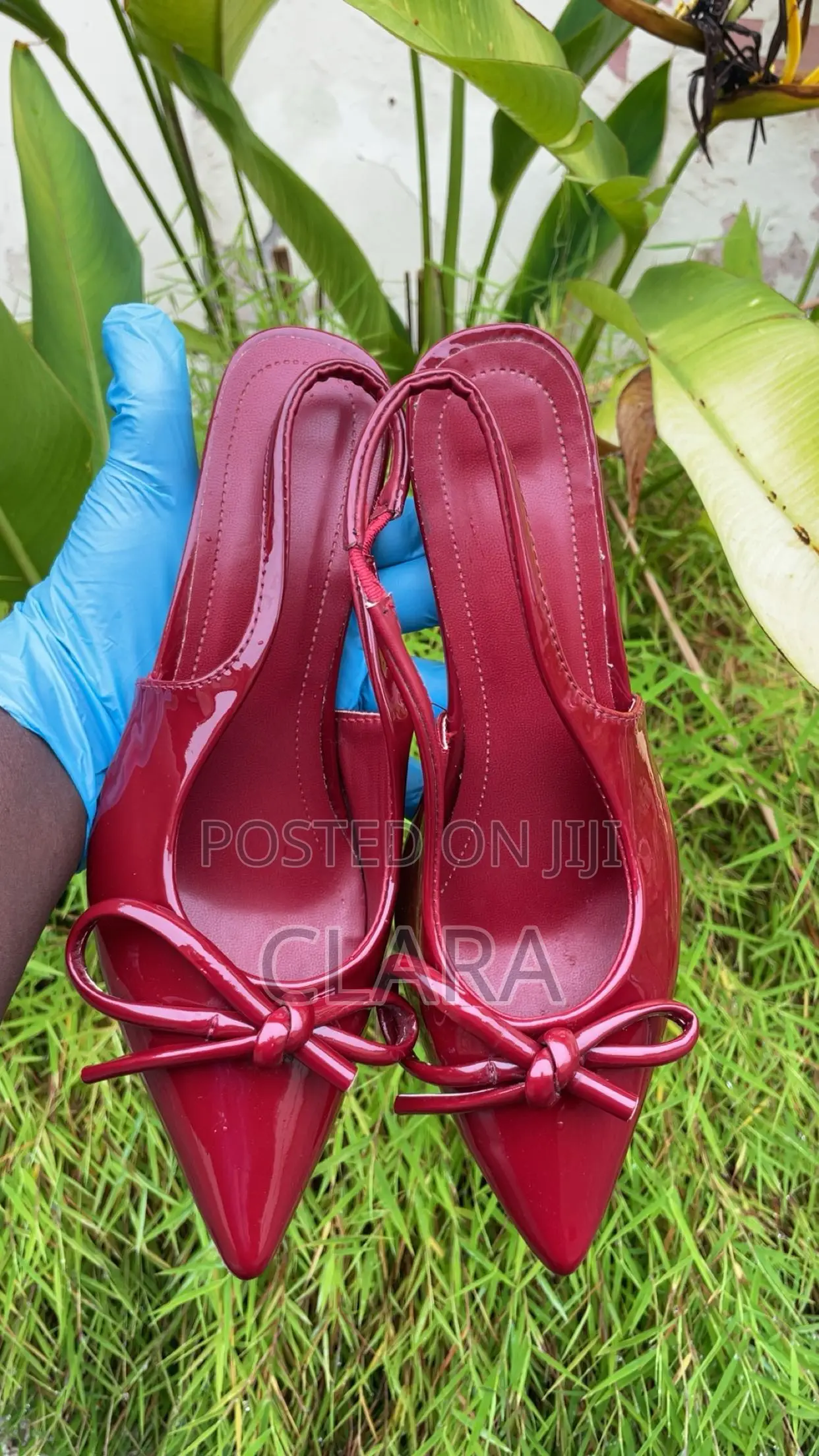 Red Short Heel