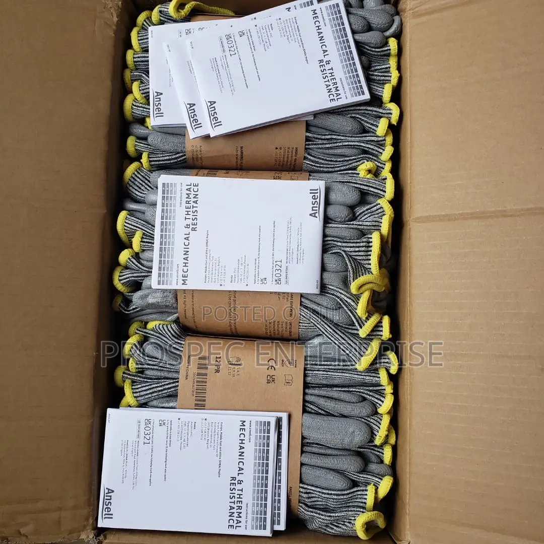 Original Ansell Edge 48-707 Cut 6 Gloves - Official Distributor