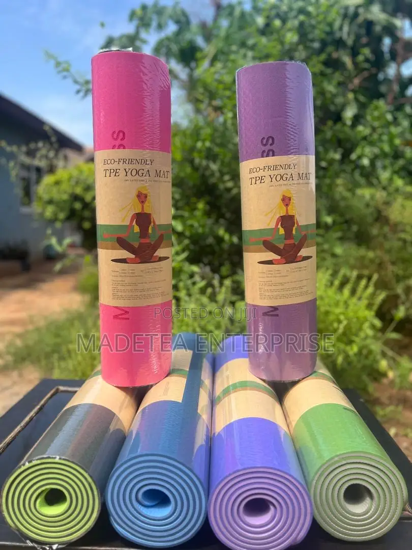 8mm-Thick Premium Double-Sided Yoga Mat - Comfort, Stability Style