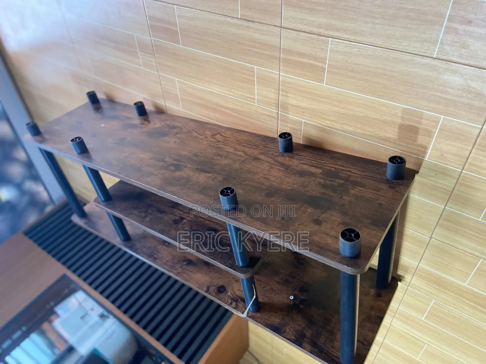 Modern Wooden Tv Stand / Entertainment Console – Brown | GHS 600