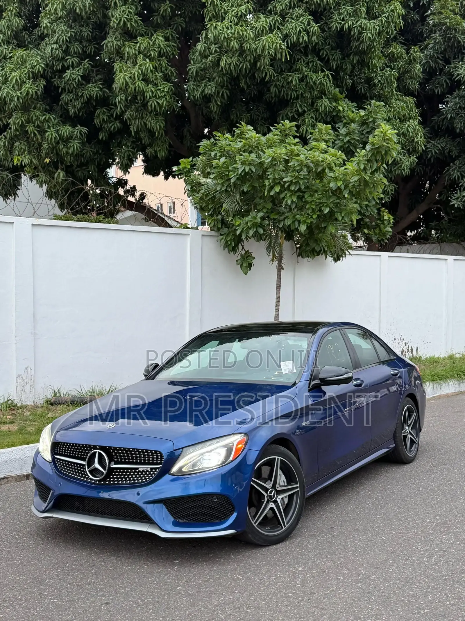 Mercedes-Benz C43 4Matic Sedan AWD (3.0L V6 9AM) 2018 Blue