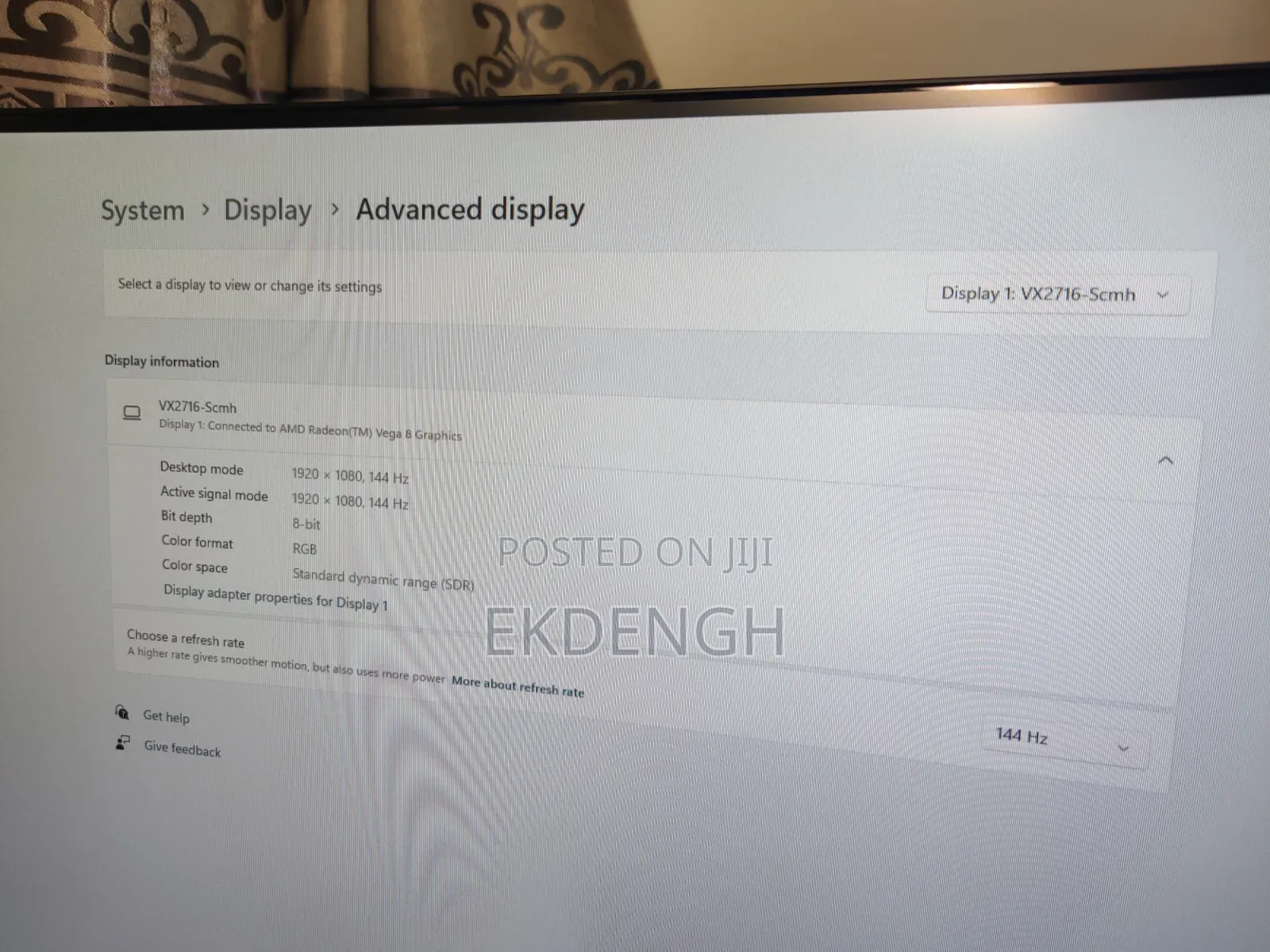 Viewsonic Vx2716-SCMH-Pro | 27" Curved Full Hd 144hz 1ms Rt