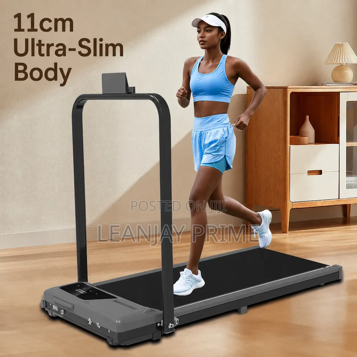 Foldable Slim Treadmill/Walking Pad– Home Fitness Machine