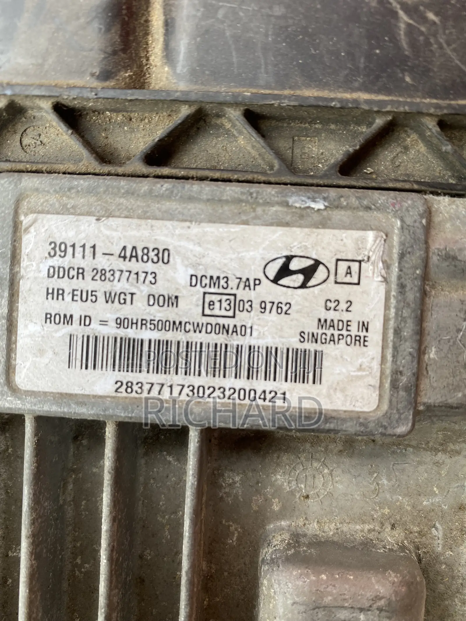 2014 Hyundai Porter2 Control Board