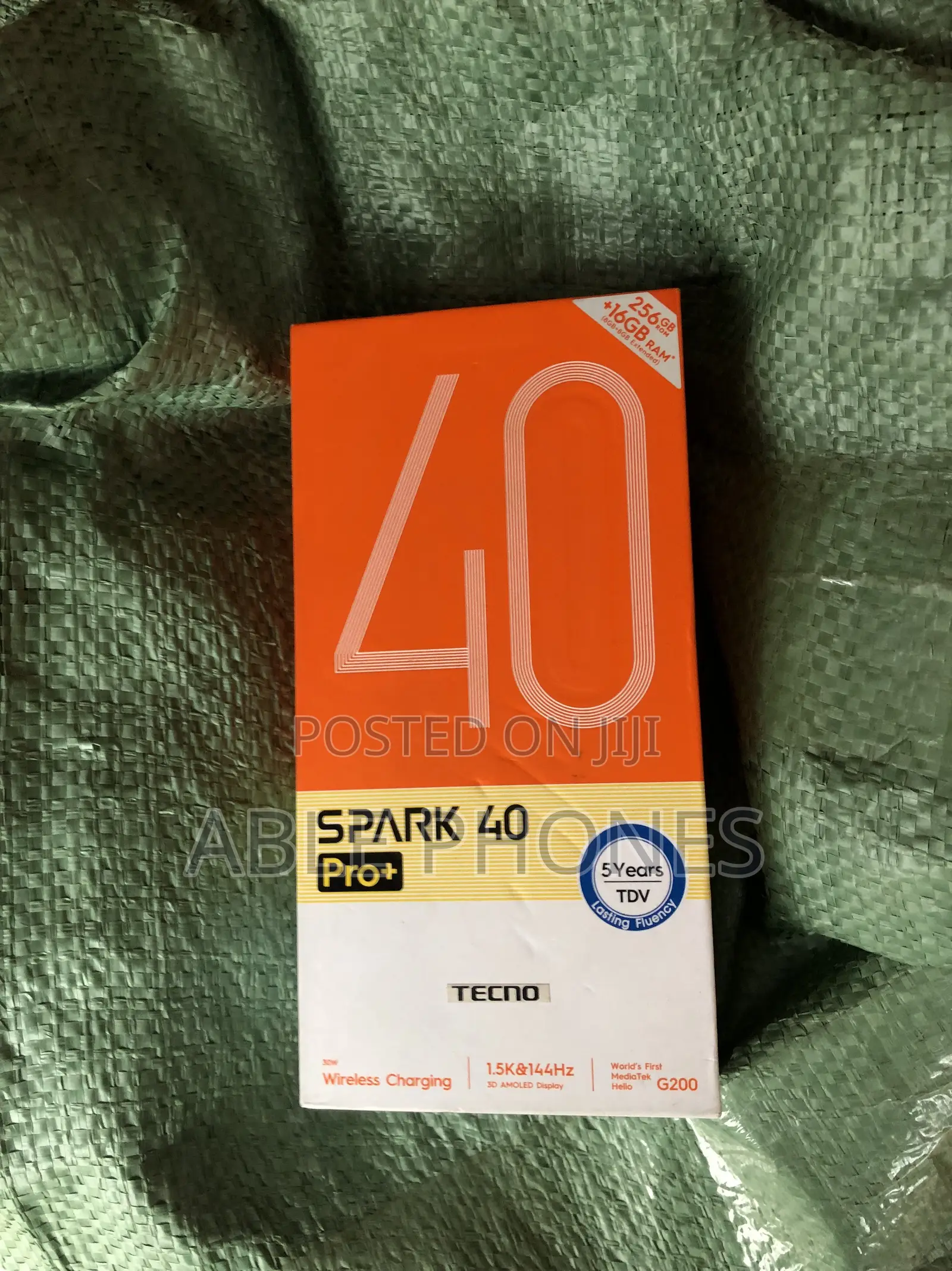 New Tecno Spark 40 Pro+ 256 GB Black
