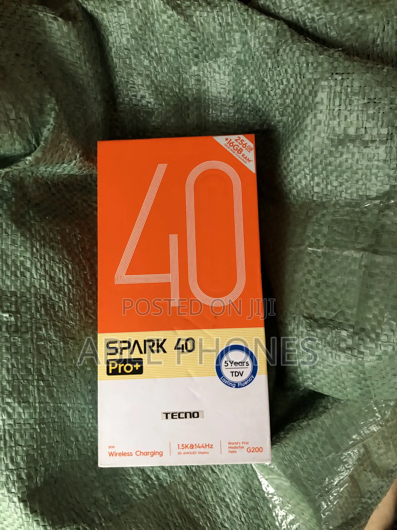 New Tecno Spark 40 Pro+ 256 GB Black